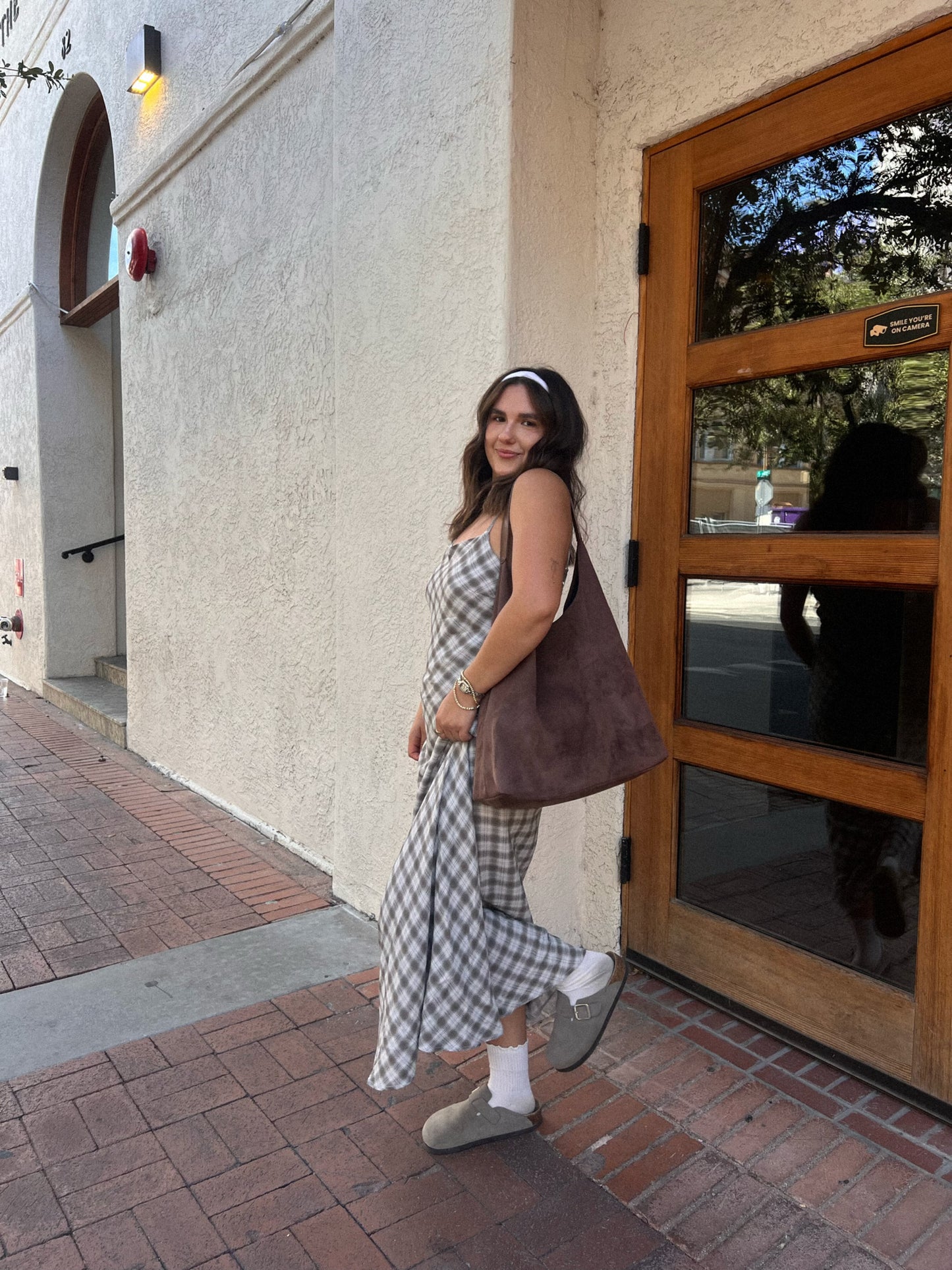 Marlow Plaid Maxi Dress