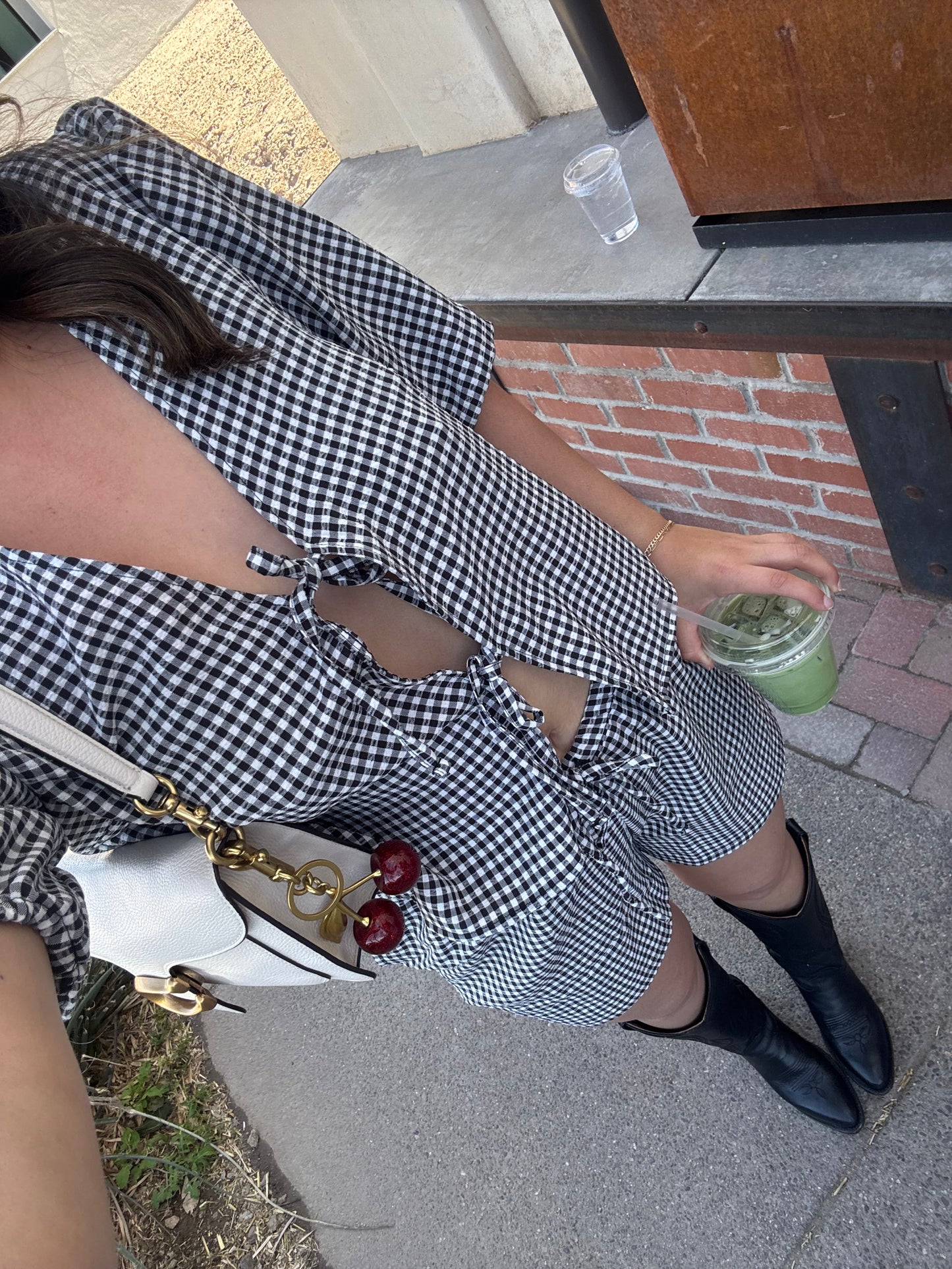 Mae Gingham Top