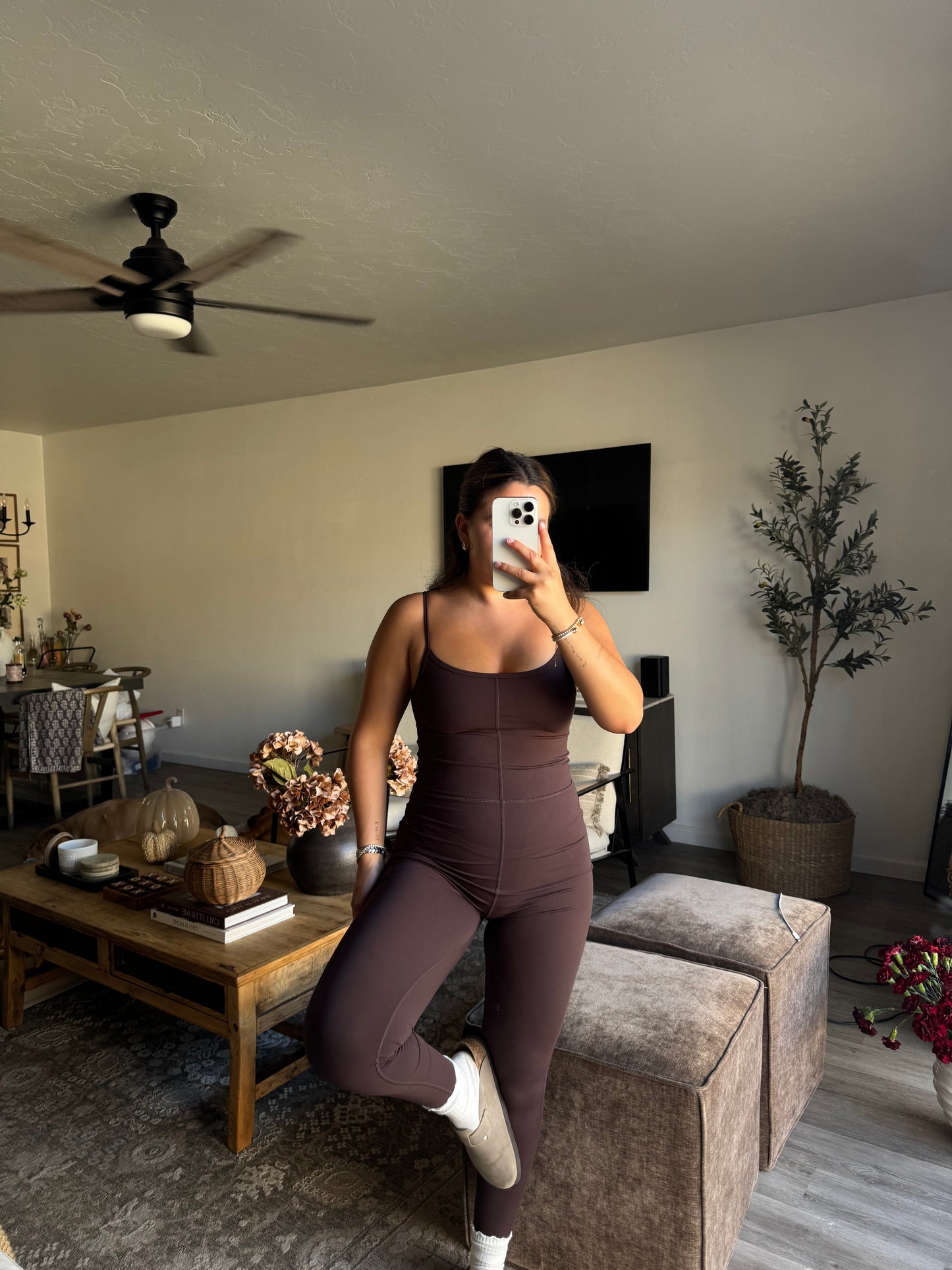 Brown Jumpsuit