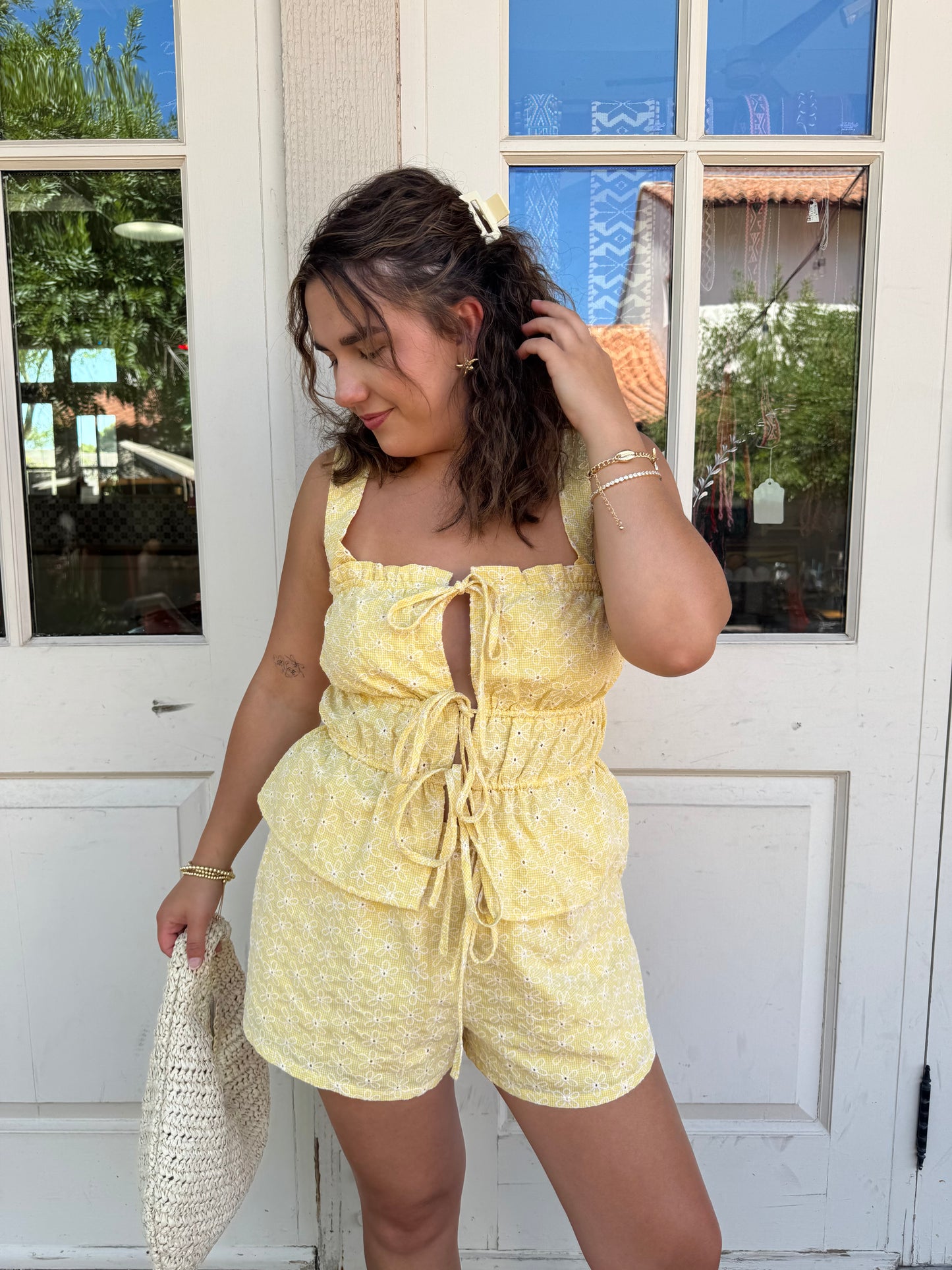 Poppy Tie Top