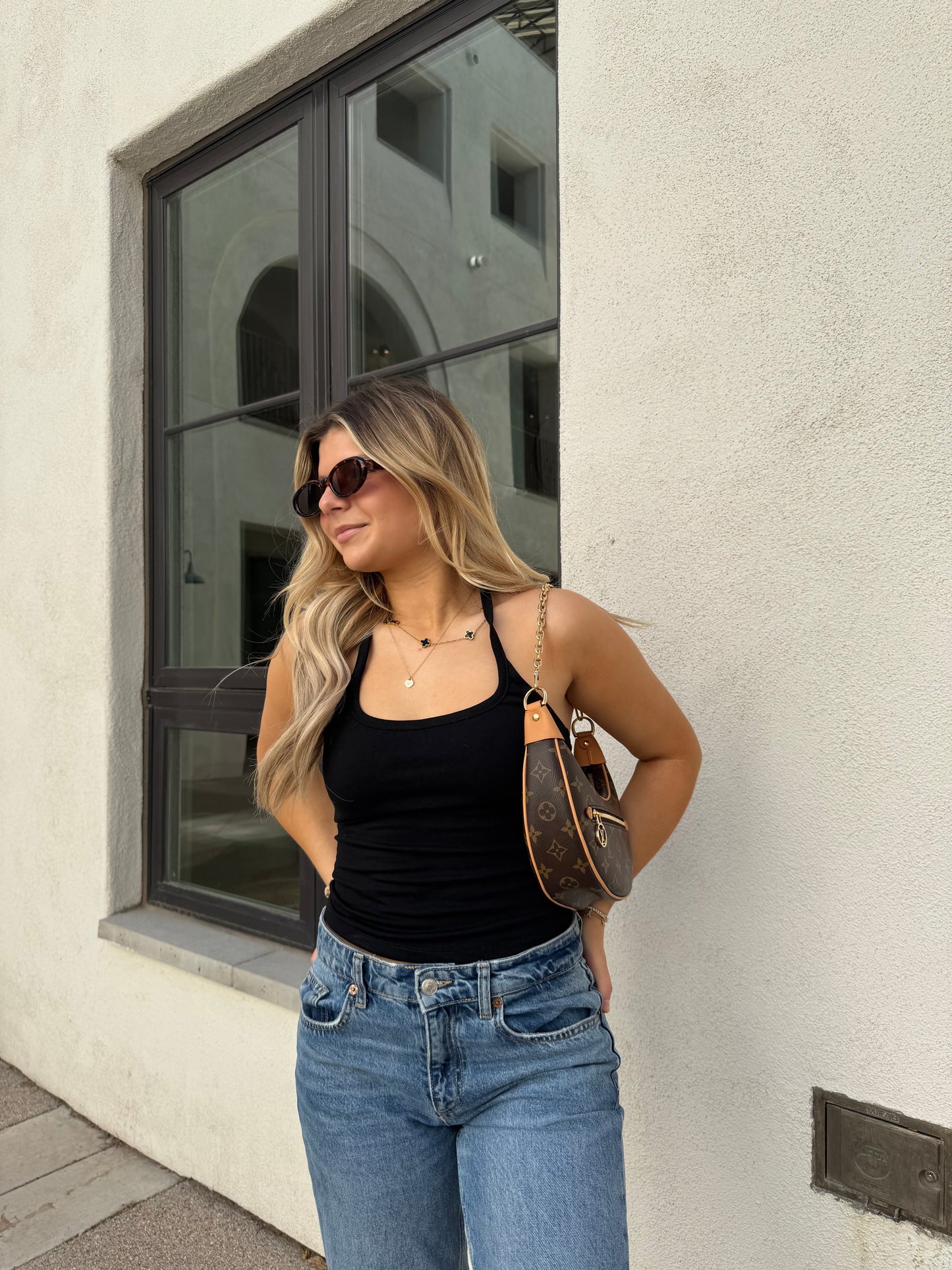 Venice Halter Top (Black)