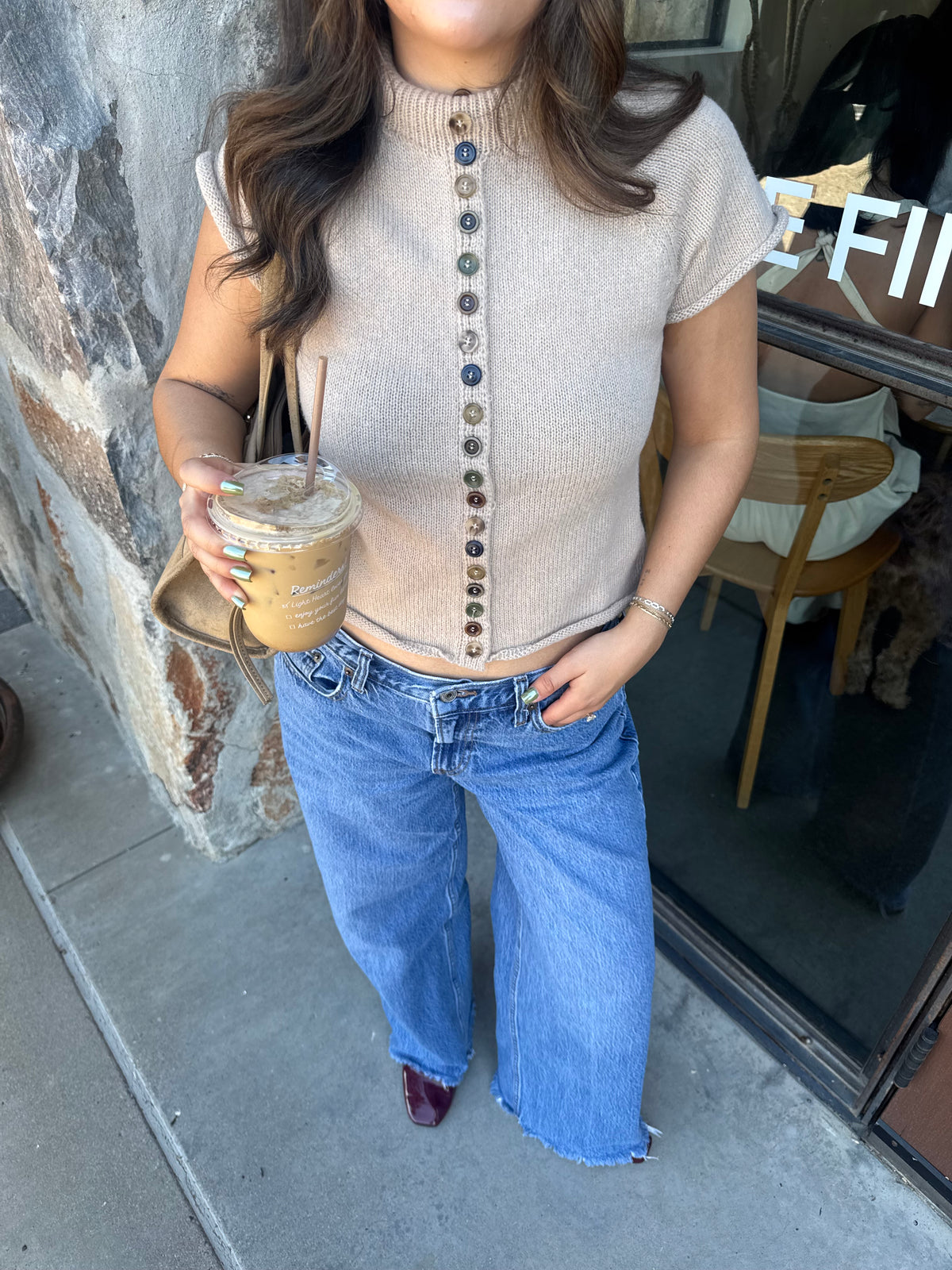 Coraline Short Sleeve Sweater