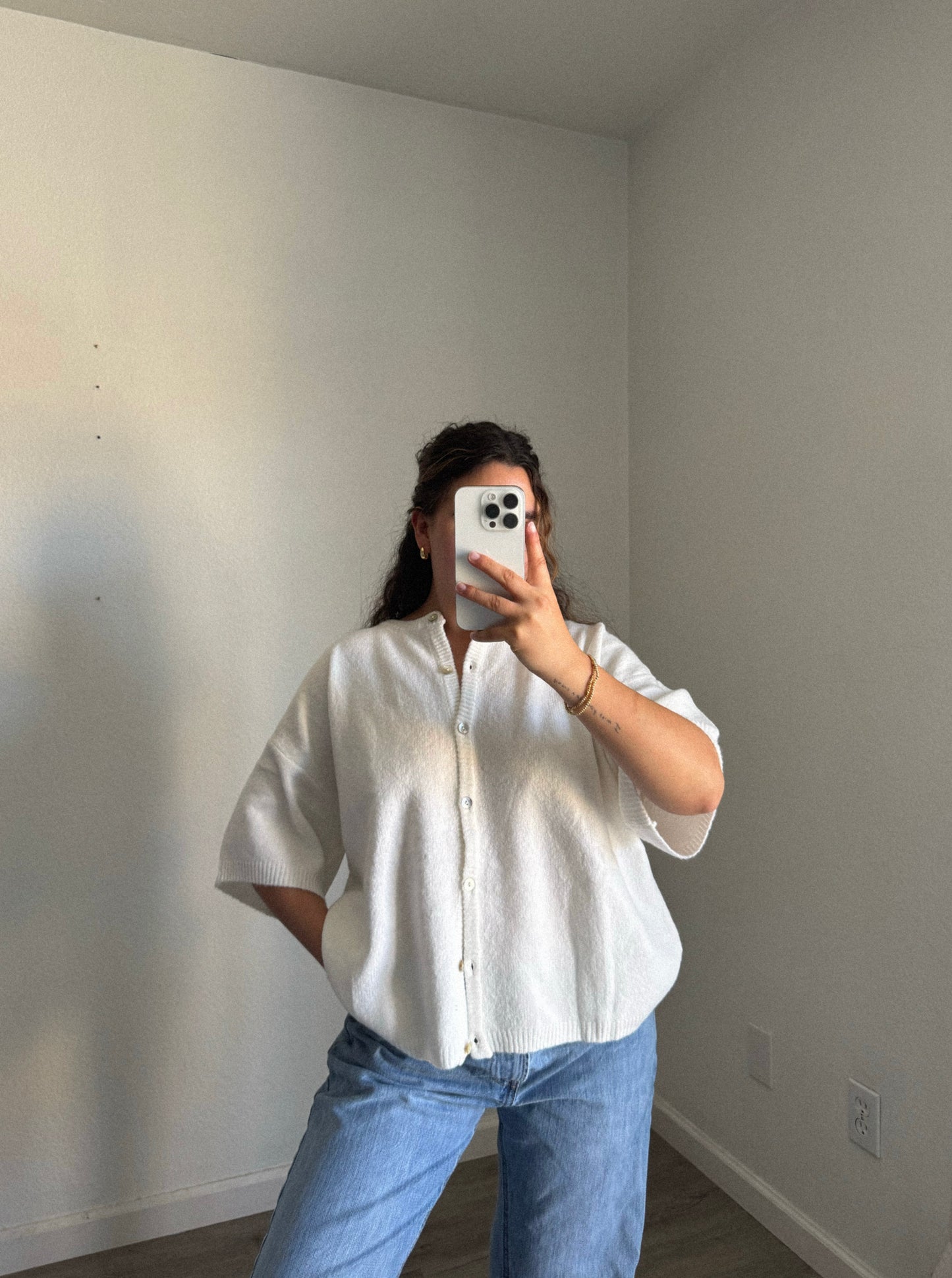 Light Layer Button Up Cardigan