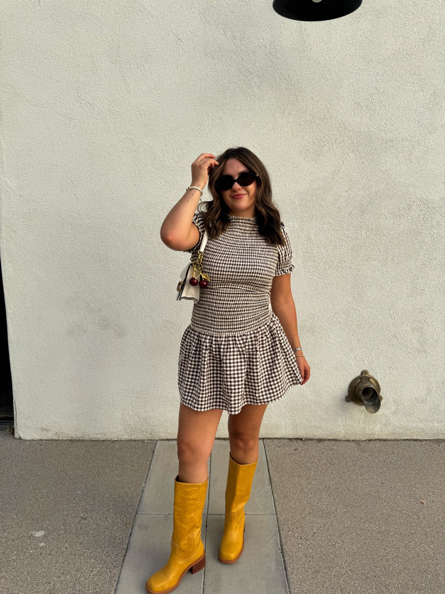 Margot Gingham Dress