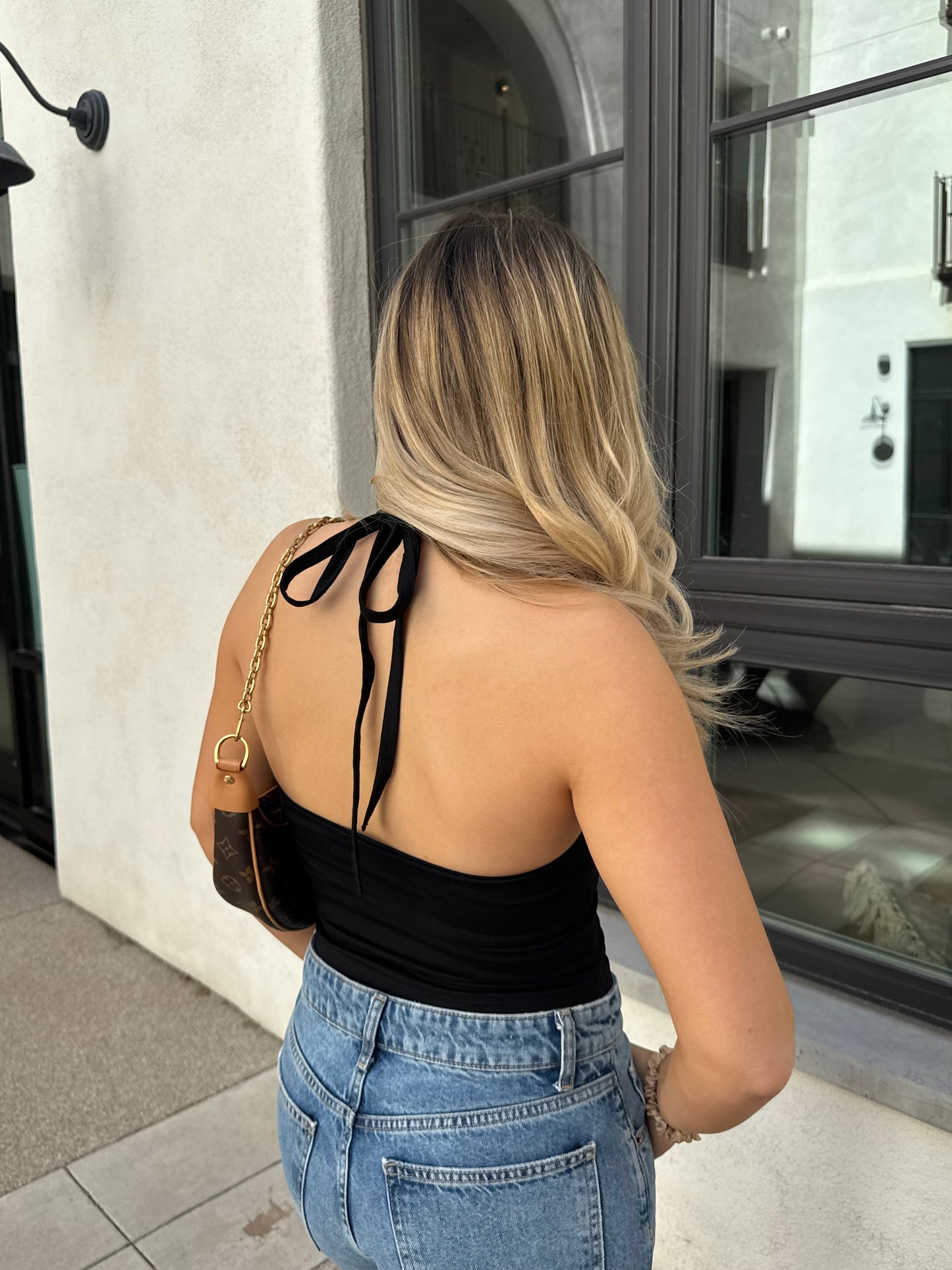 Venice Halter Top (Black)