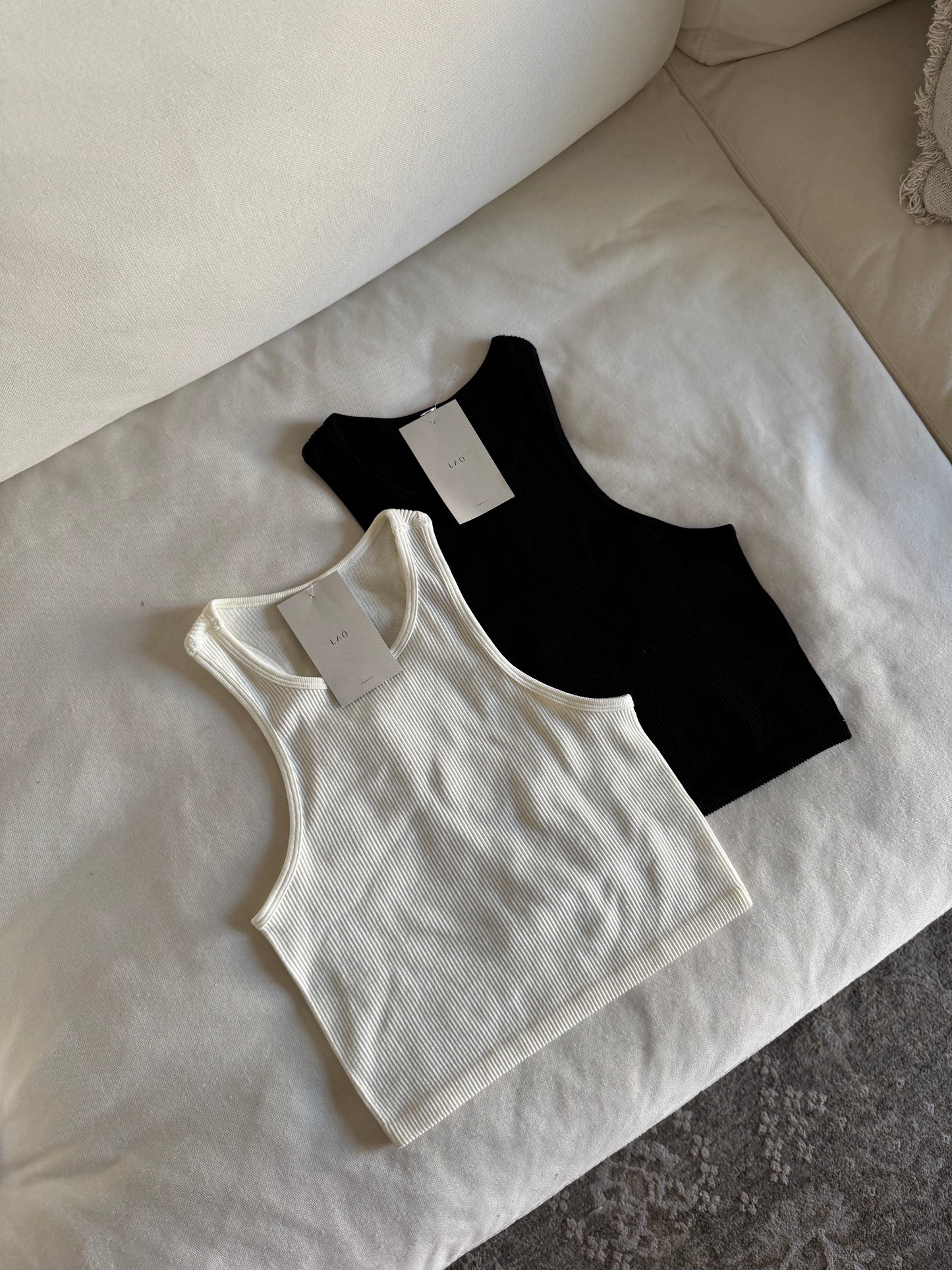 Cropped Ribbed Tank