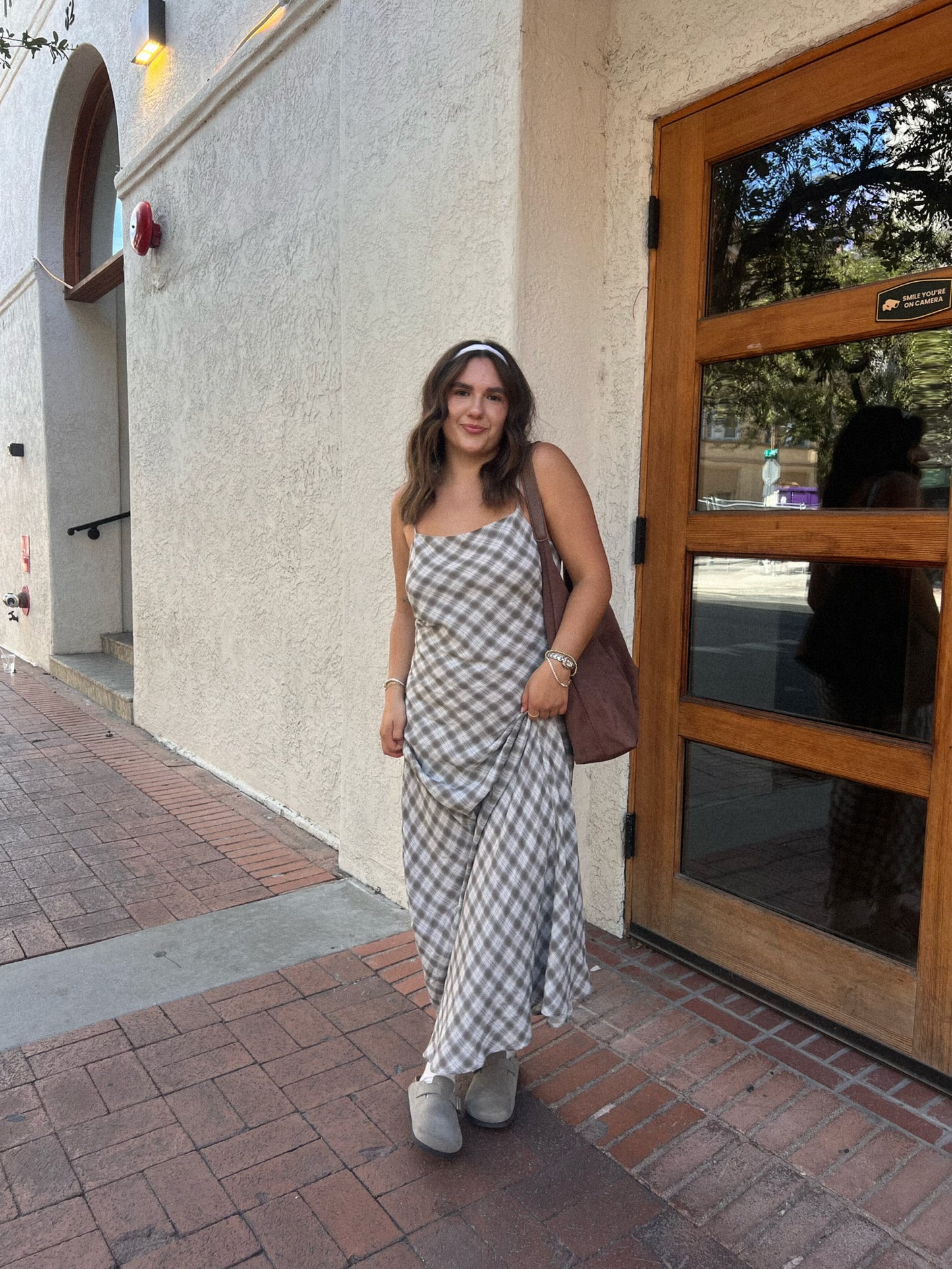 Marlow Plaid Maxi Dress