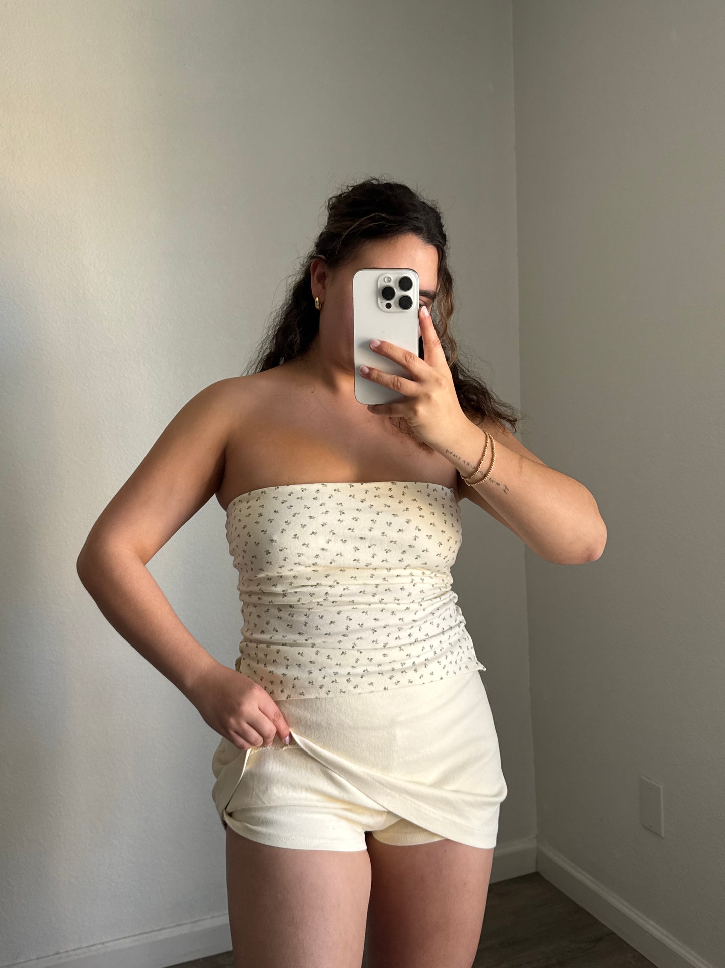 Soft Neutral Mini Skort