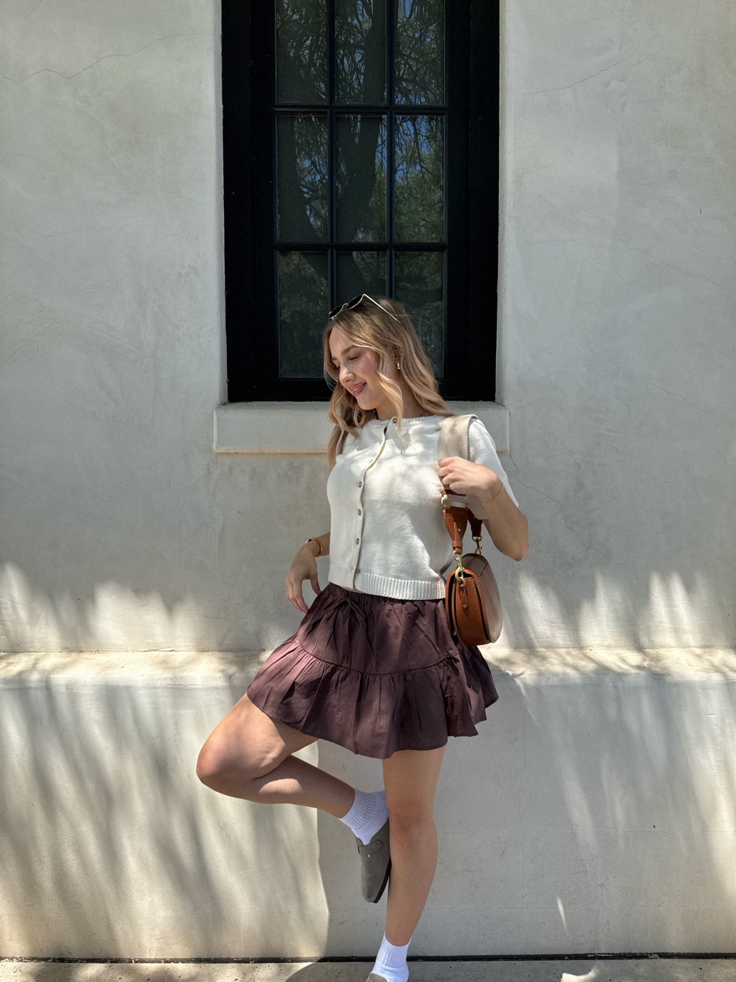 Chai Knit Short Sleeve Sweater