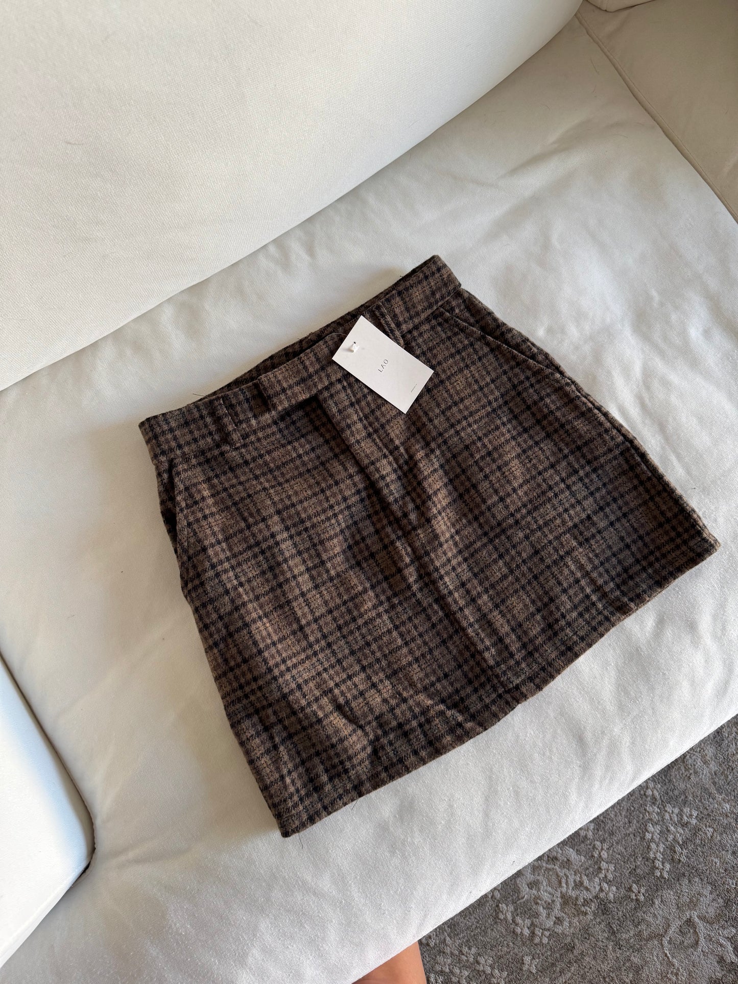 Plaid Mini Skirt