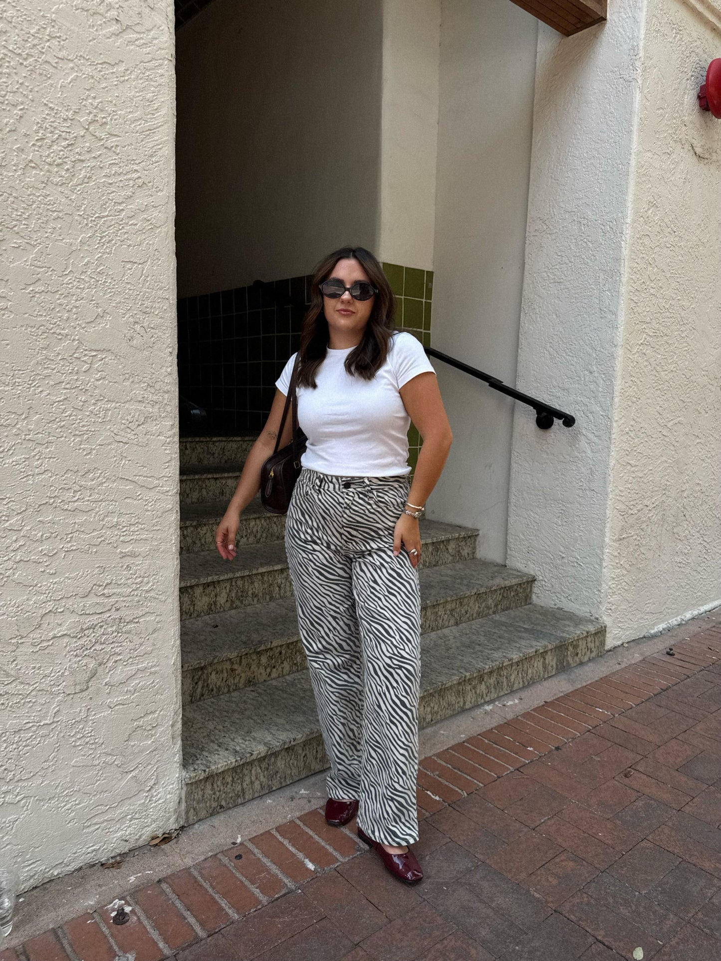 Zebra Denim Jeans