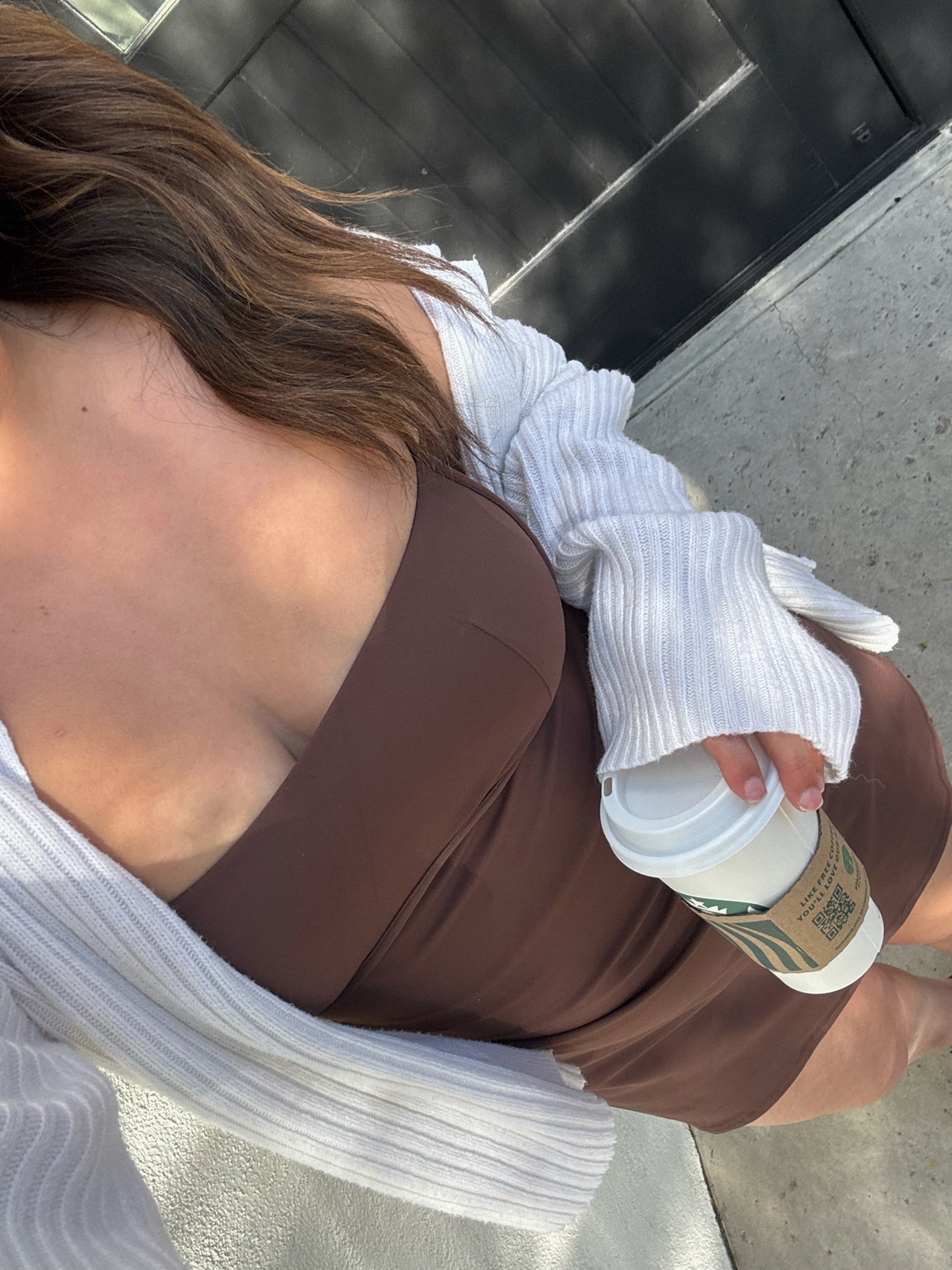 On The Go Dress (Brown)