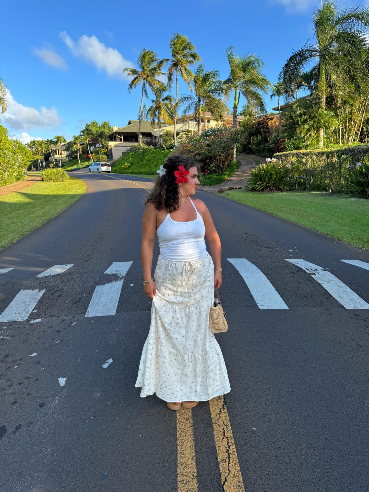 Beach Vacation Maxi Skirt
