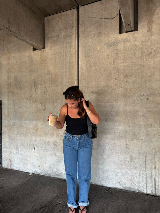 True Blue Denim Straight Leg Jeans