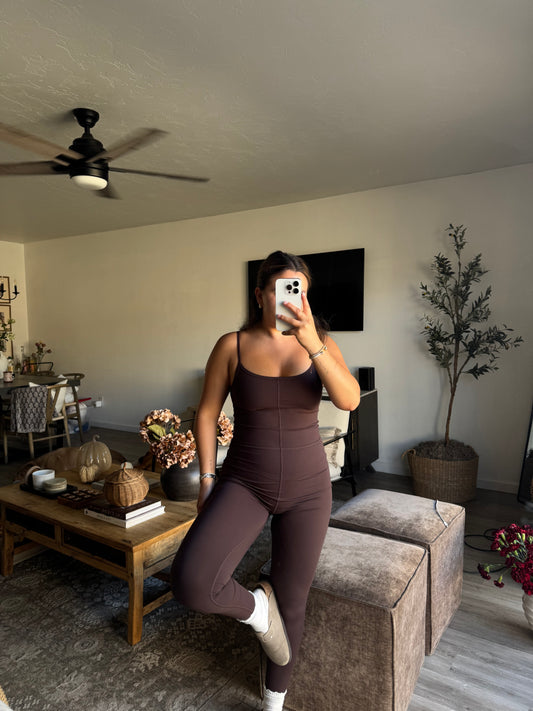 Brown Jumpsuit