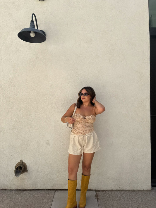 Oak Linen Shorts