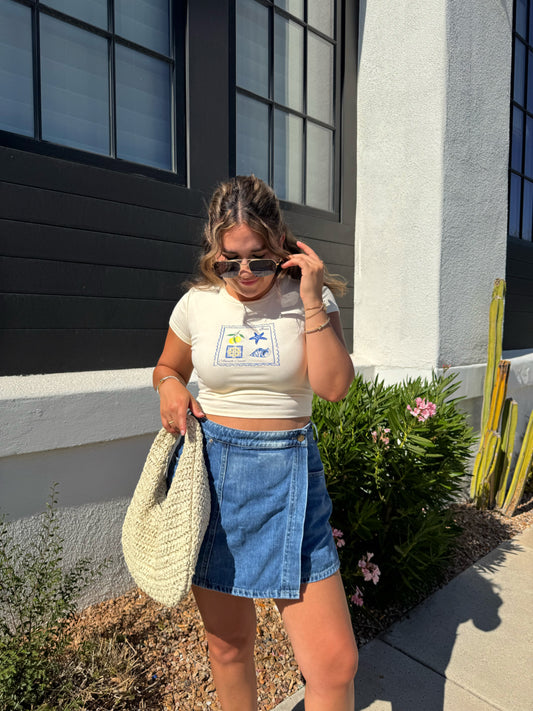 Beckham Denim Skort