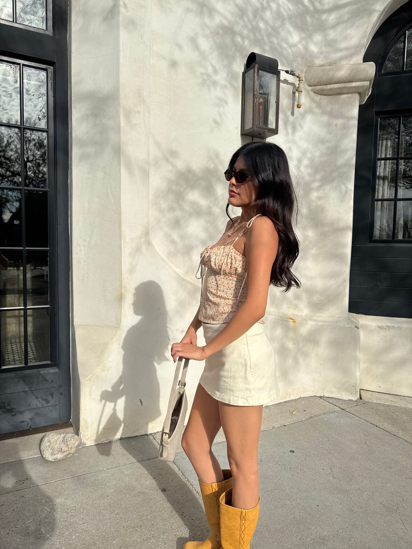 Soft Neutral Mini Skort