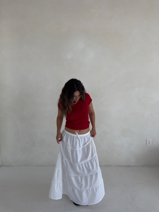 Harbor Tiered Maxi Skirt