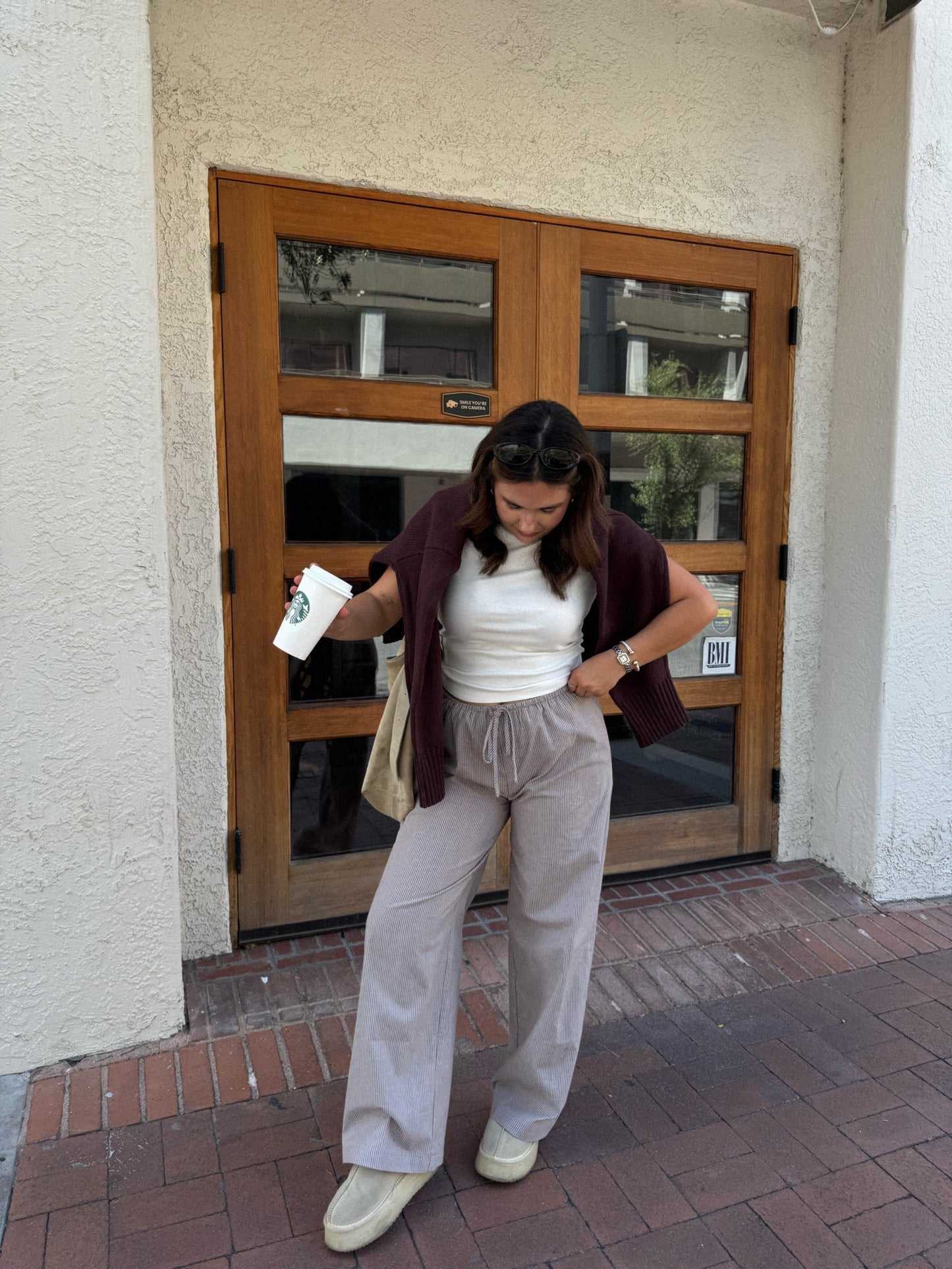 Soft Season Stripped Pants