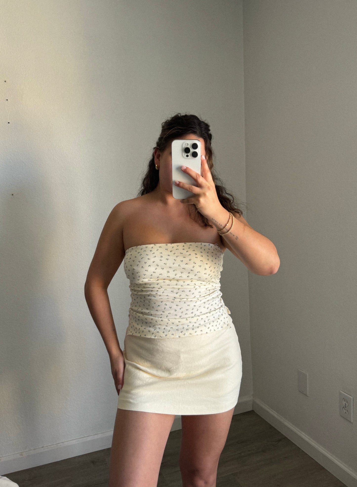 Soft Neutral Mini Skort