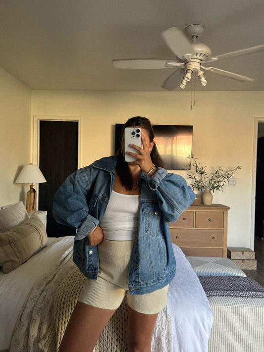 Neutral Knit Shorts