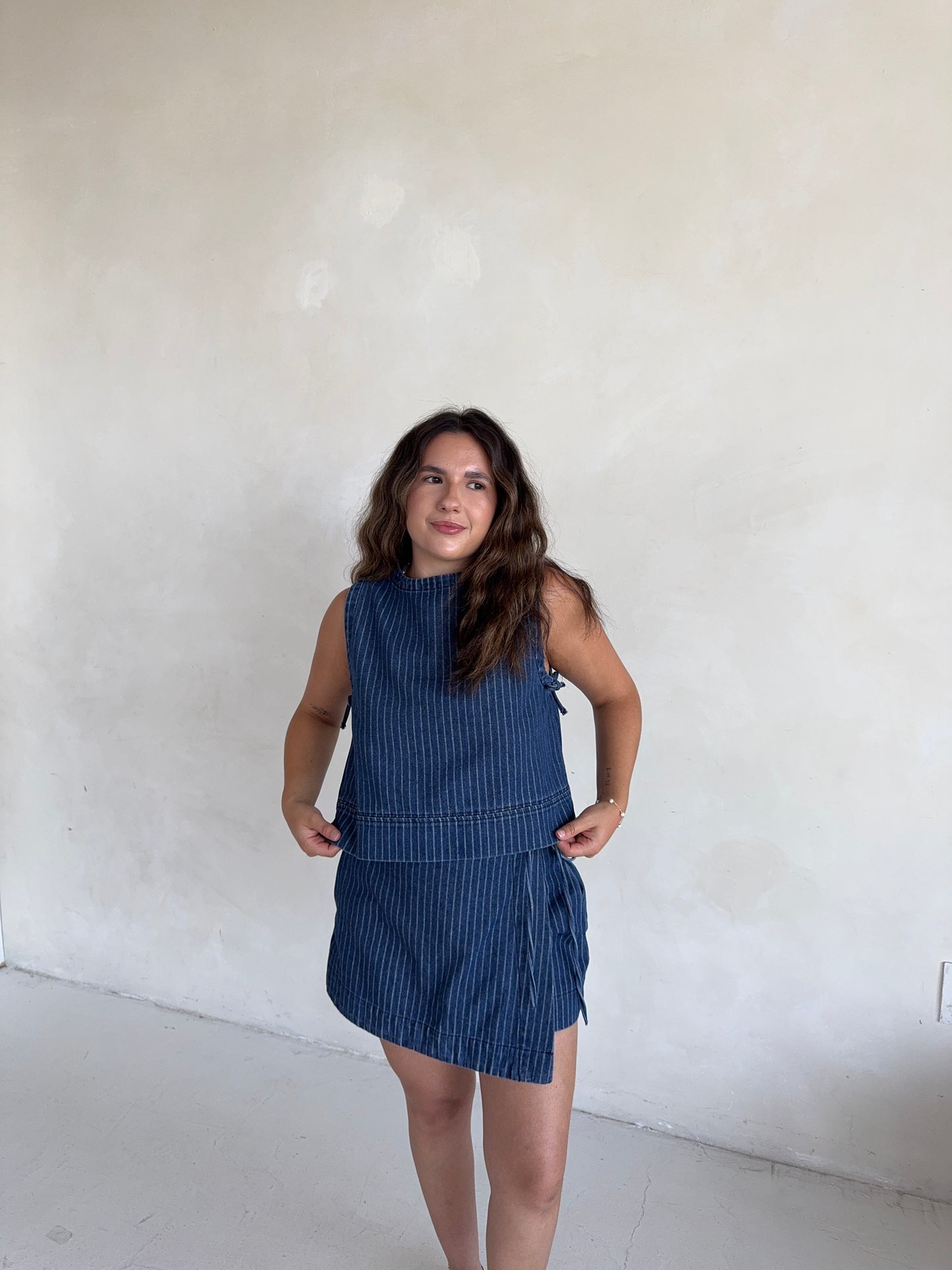 Stars & Stripe Denim Top