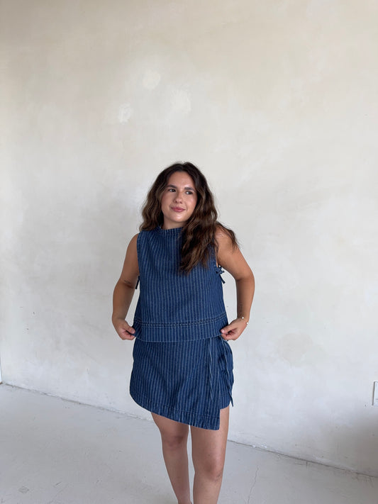 Stars & Stripe Denim Top