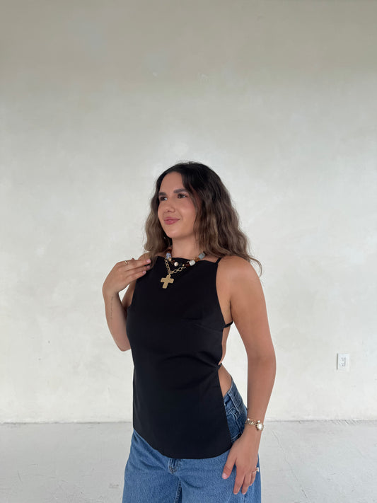 Golden Hour Backless Top