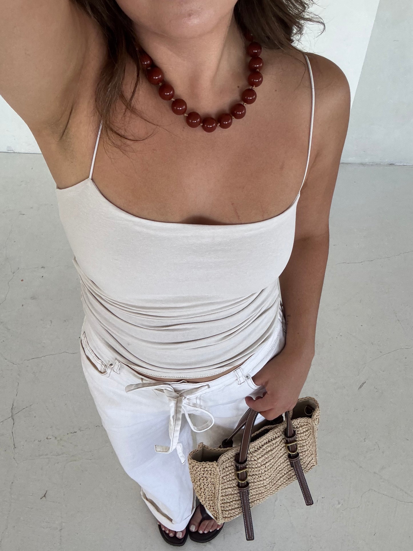 Capri Tank (Ecru)