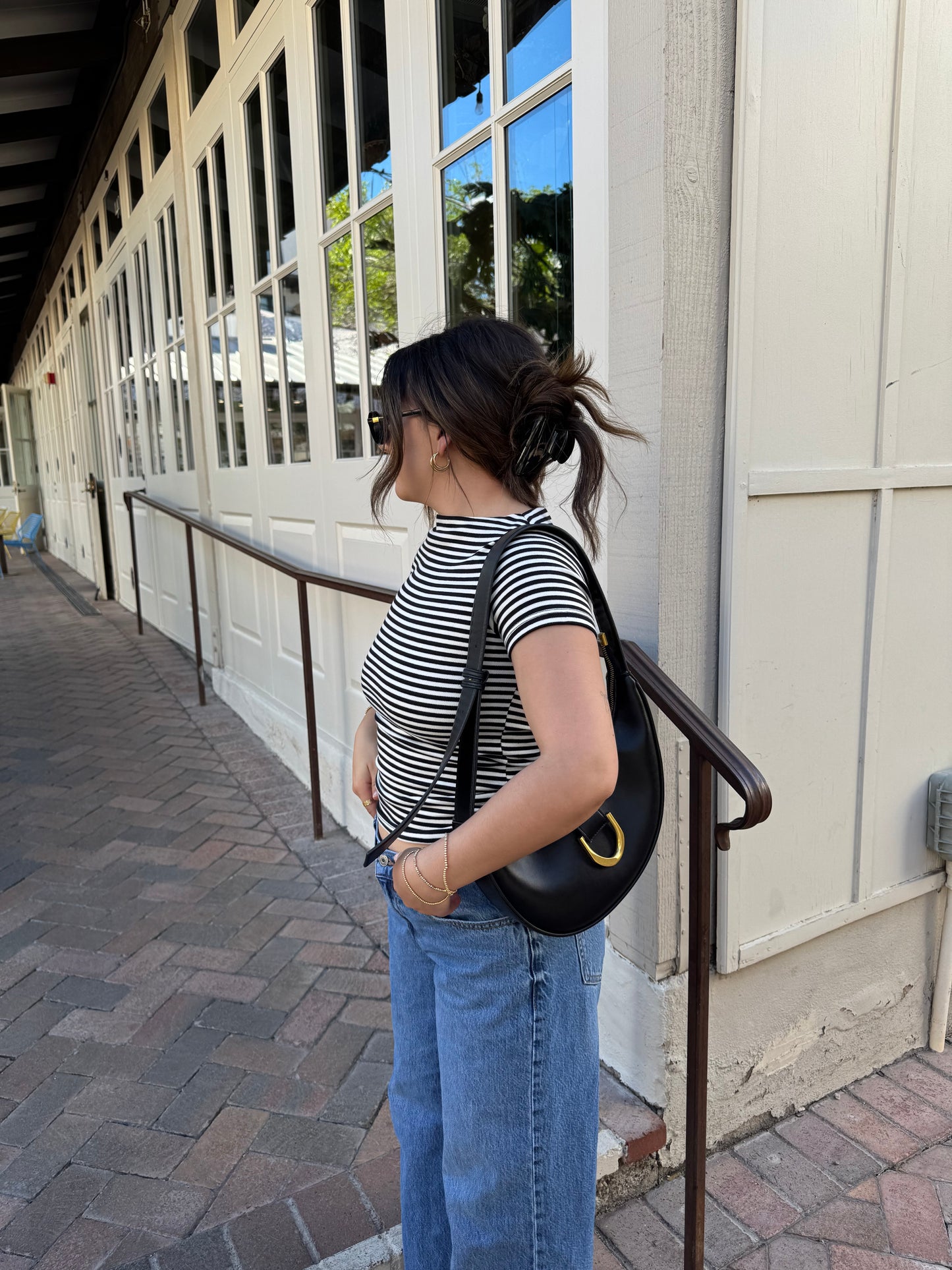 Classic Stripe Boatneck Top