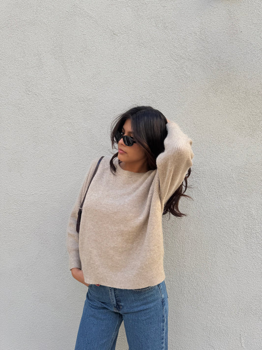 The Base Layer Sweater (Taupe)