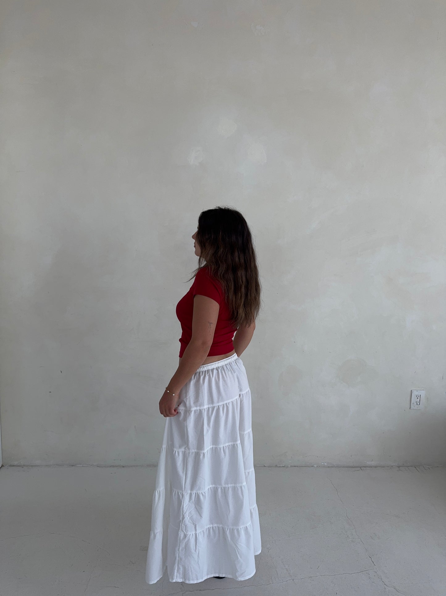 Harbor Tiered Maxi Skirt