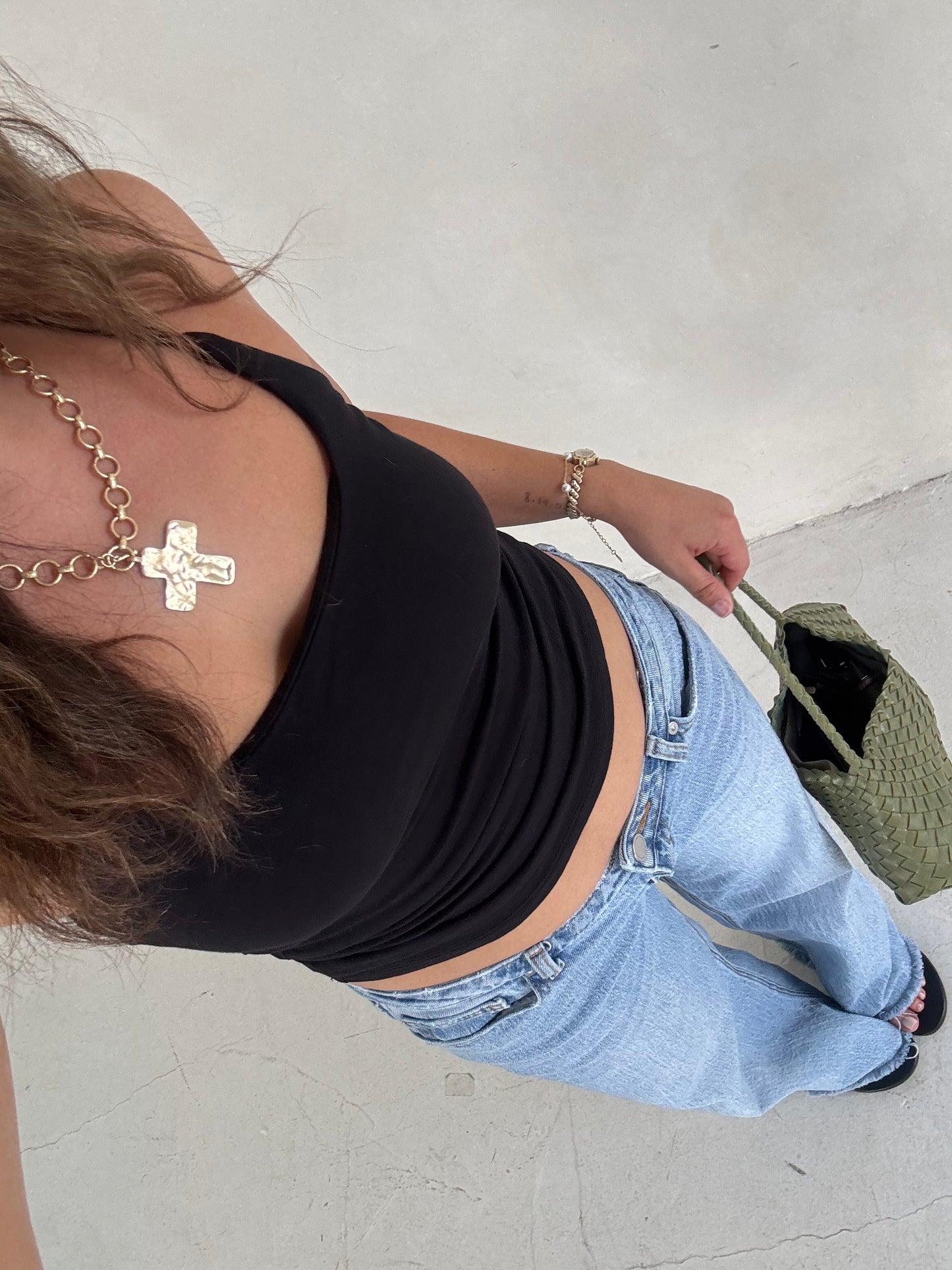Cove Halter Top (Black)