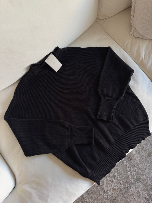 Black Crewneck Sweater