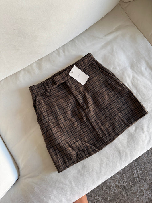 Plaid Mini Skirt