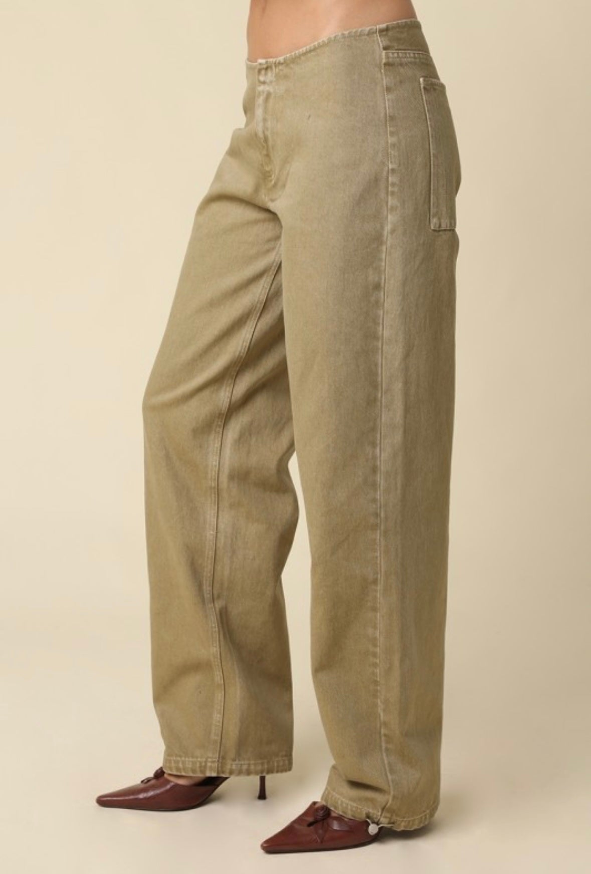 Ash No Waist Low Rise Jean